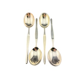 Christofle France Silverplate Spoons Set of 4