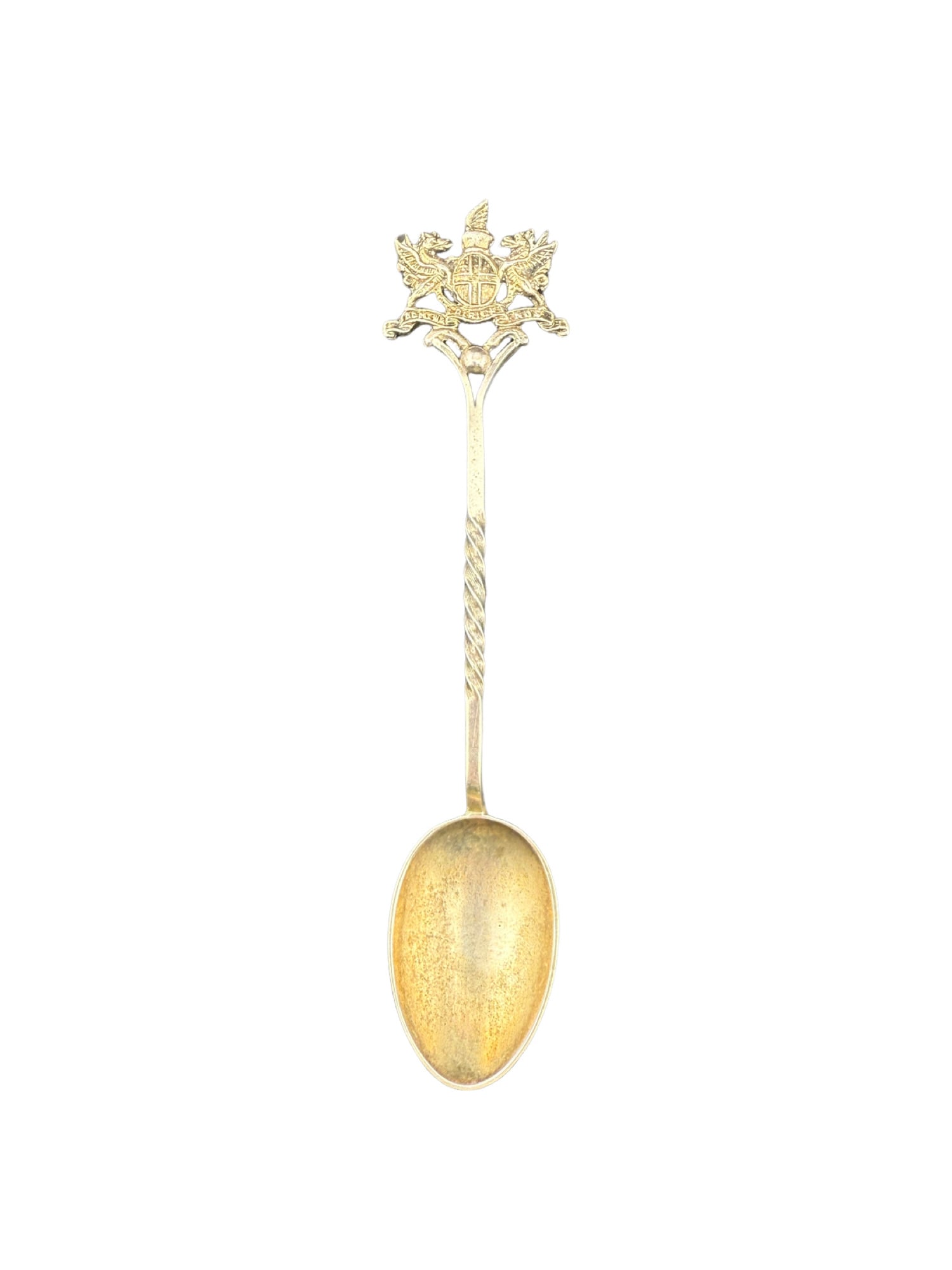 Vintage Sterling Silver "Domine Dirige Nos" Souvenir Spoon: PLEASE READ: in house shipping If you win this item, please select self arranged for in house shipping when paying invoice Vintage Sterling Silver "Domine Dirige Nos" Souvenir Spoon 15 grams About 5 i