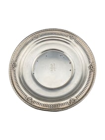 Sterling Silver Monogrammed Pierced Plate