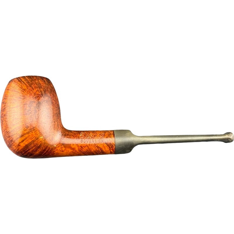 Barling London England Sovereign Pipe - 6229: PLEASE READ: in house shipping If you win this item, please select self arranged for in house shipping when paying invoice 5.75"