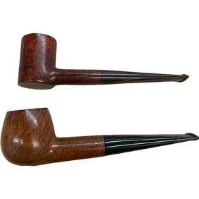 Pair of Astleys Jermyn Street London Pipes - Cherry Wood Handcut