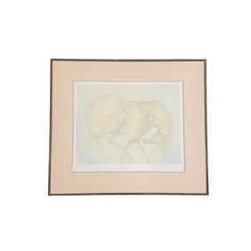 Guillaume Azoulay "Blue Horse" Lithograph 102/300