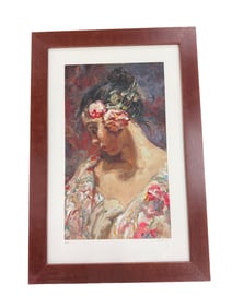 "Adolesencia" by Royo Serigraph 26/65 with COA