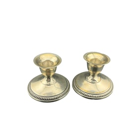 Pair of Weighted Candlestick Holders - Fred Hirsch #30