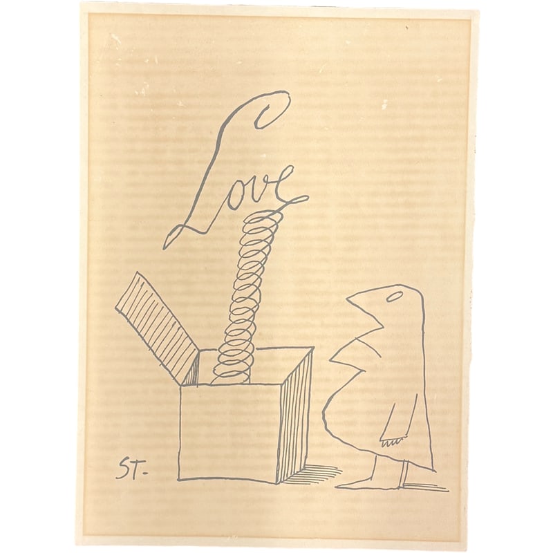 Love Saul Steinberg New Yorker Print (1 of 2)