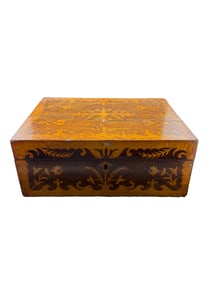 Antique 19th Century Inlaid English Box
