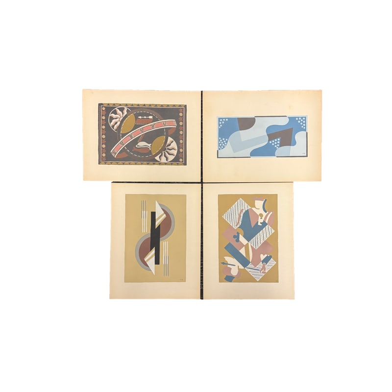 4 Volderman Boberman Pochoir Prints (1 of 4)