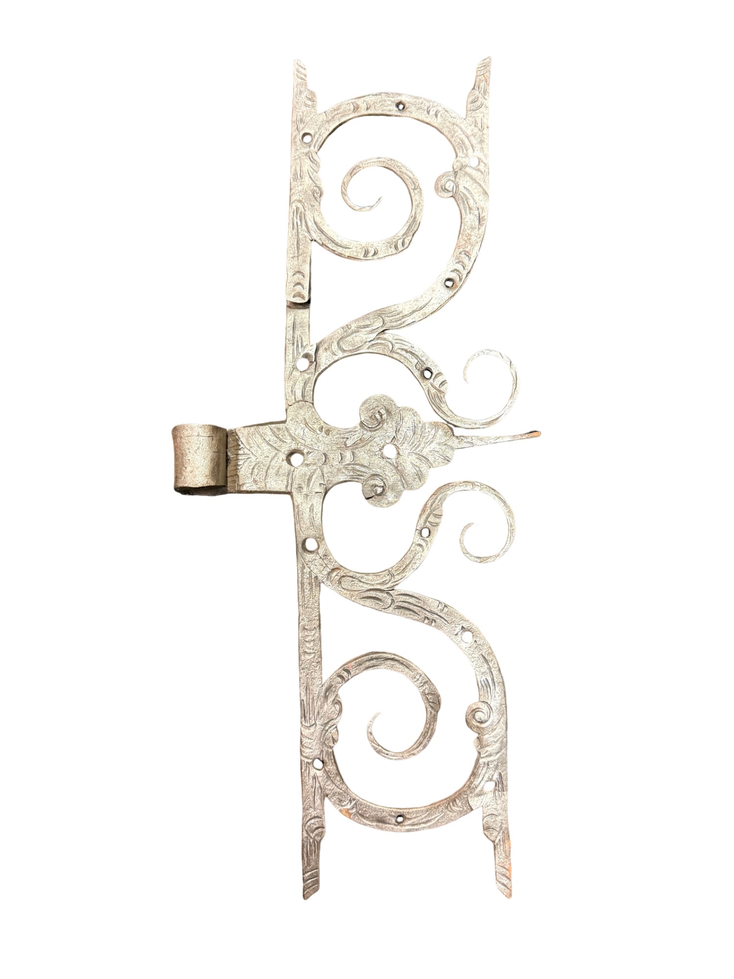 Vintage Wrought Iron Door Hinge (1 of 5)
