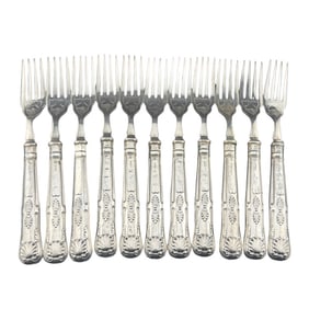 Antique 19th Century E.L. Thompson and Company Sterling Forks