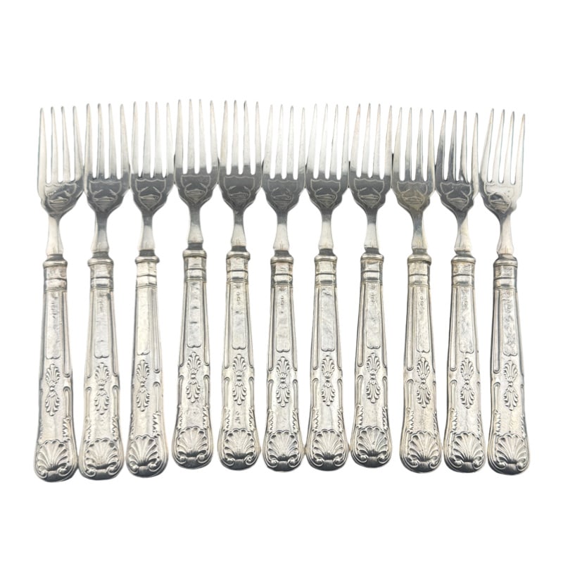 Antique 19th Century E.L. Thompson and Company Sterling Forks (1 of 4)