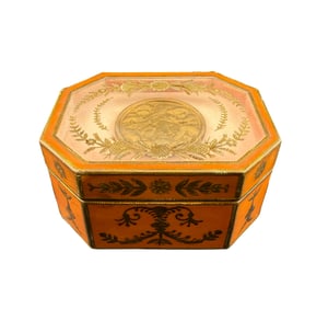 Vintage Neoclassical Style Shadowbox Jewelry Box