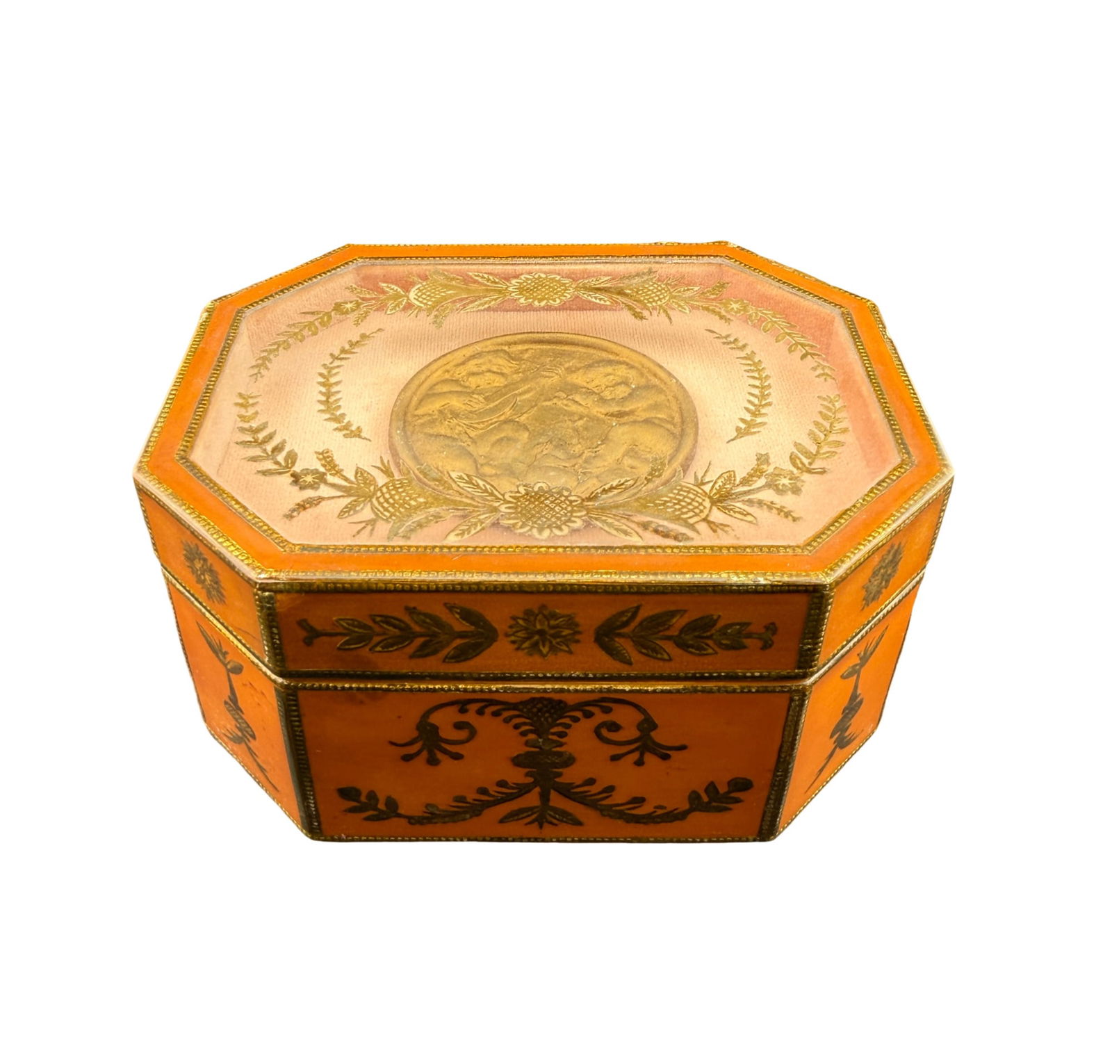 Vintage Neoclassical Style Shadowbox Jewelry Box (1 of 7)