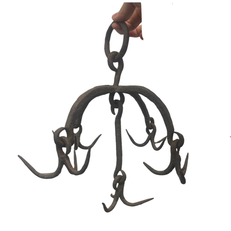 Antique Iron Meat Hook / Pot Rack (1 of 4)