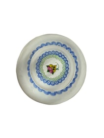 Caithness Glass Miniature Pansy Paperweight