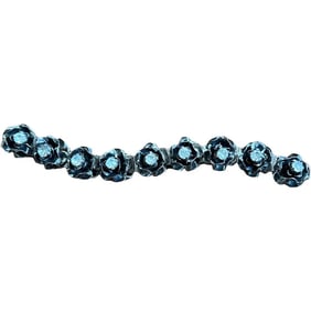 Modernist Hand Wrought Signed Sterling Silver Bracelet