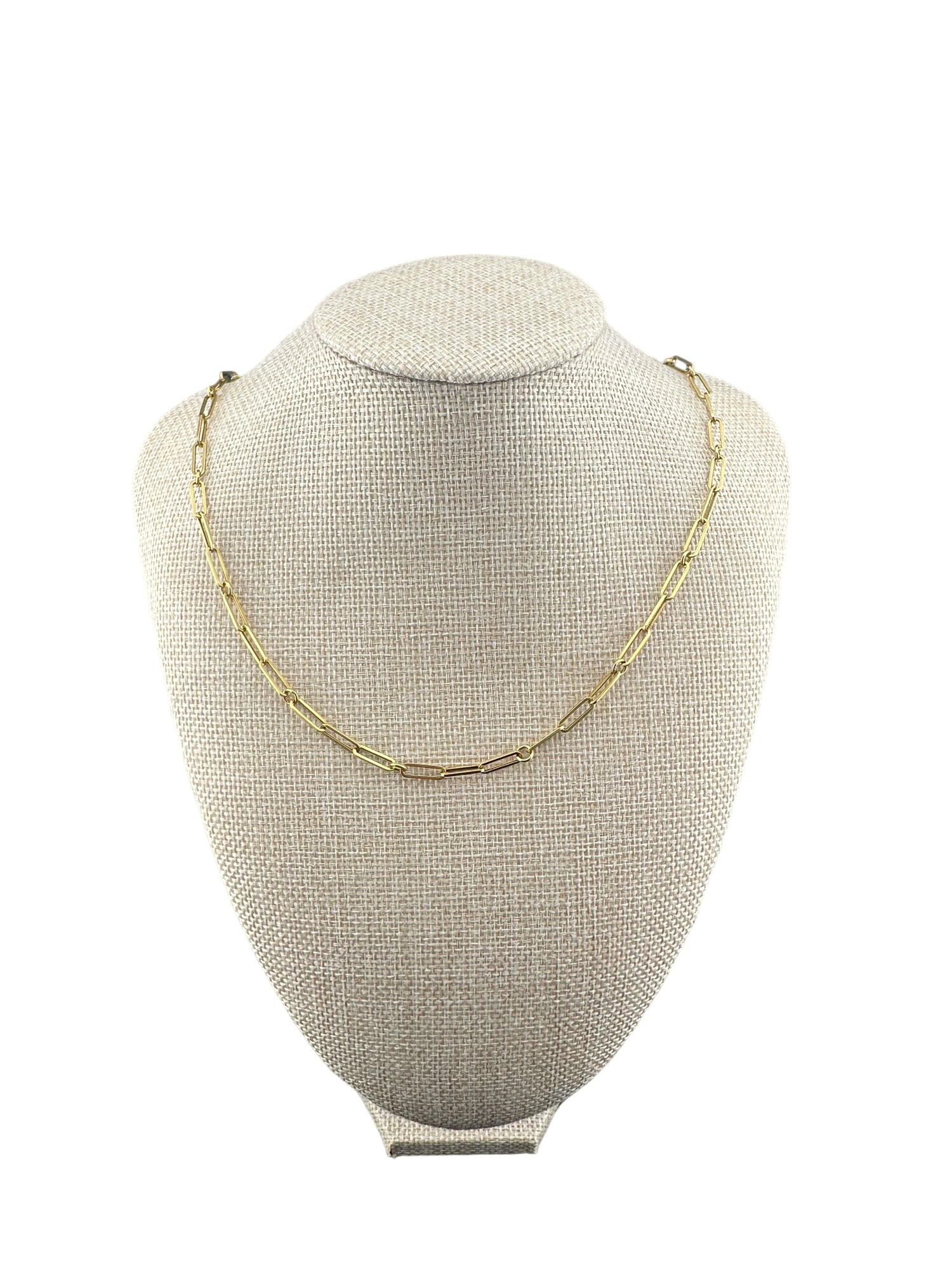 ROBERTO COIN 18K Yellow Gold Designer Gold Textured Link Chain Necklace (1 of 5)