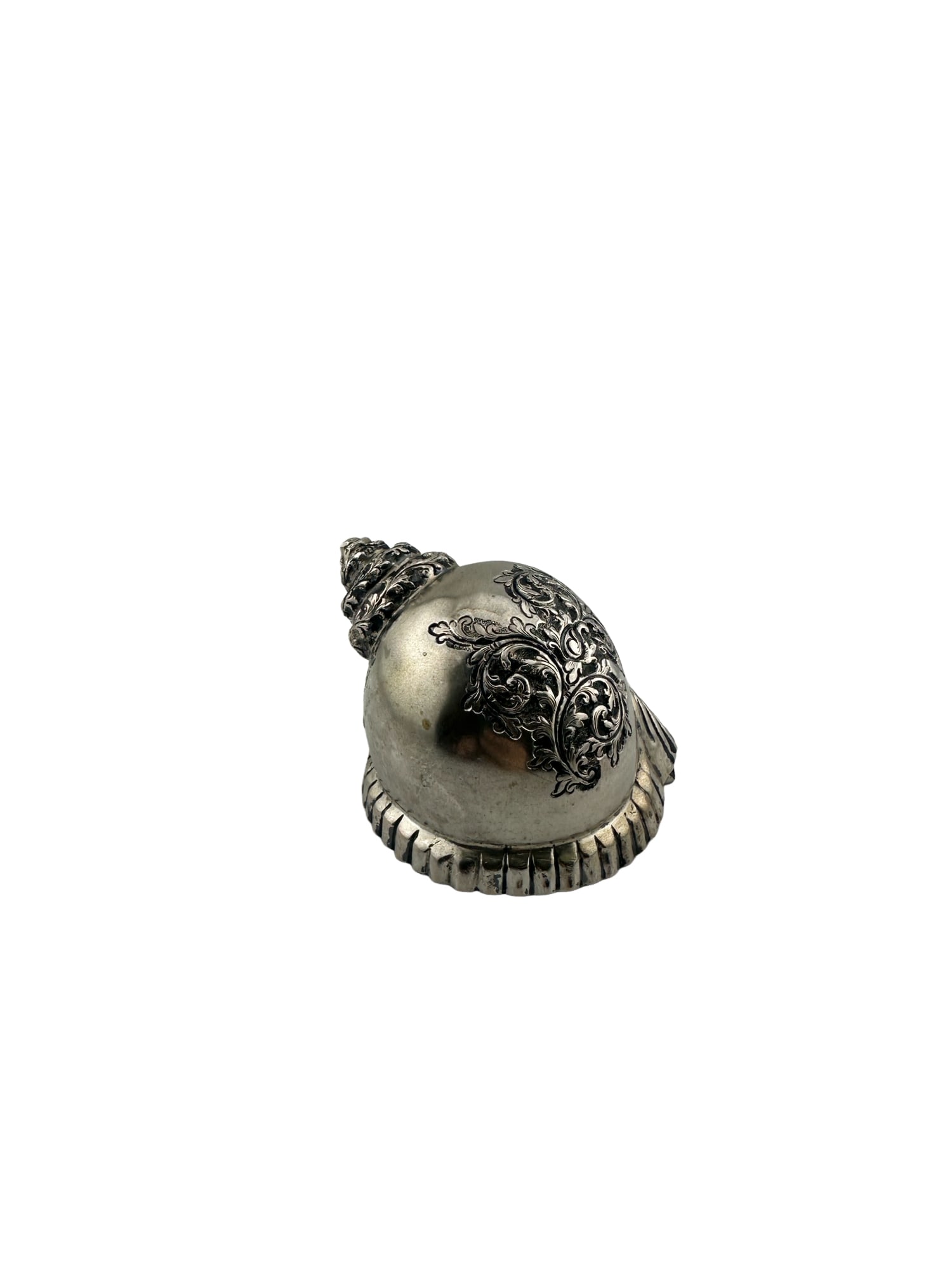 900 Coin Silver Conch shell - 4