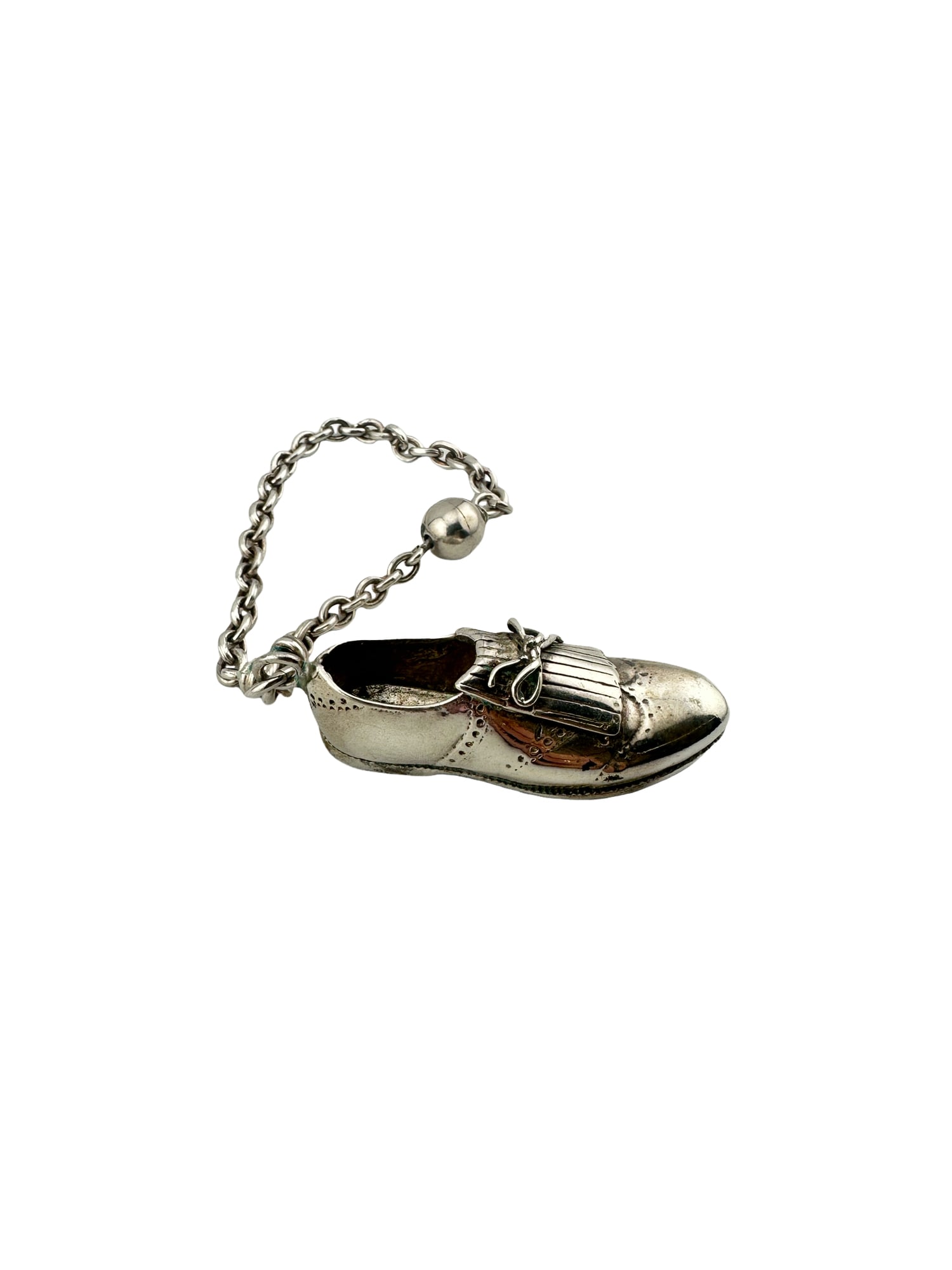 TIFFANY & Co.? Charm Golf Tassel Shoes Keychain Silver Pendant Accessories: PLEASE READ: in house shipping within the us If you win this item, please select self arranged for in house shipping when paying invoice TIFFANY & Co.?? Charm Golf Tassel Shoes Keychain Silver Pendant