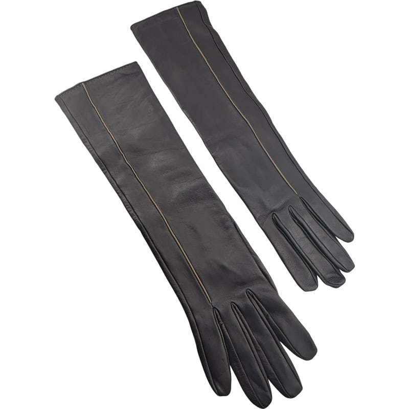Hermes Lambskin Long Gloves (1 of 3)
