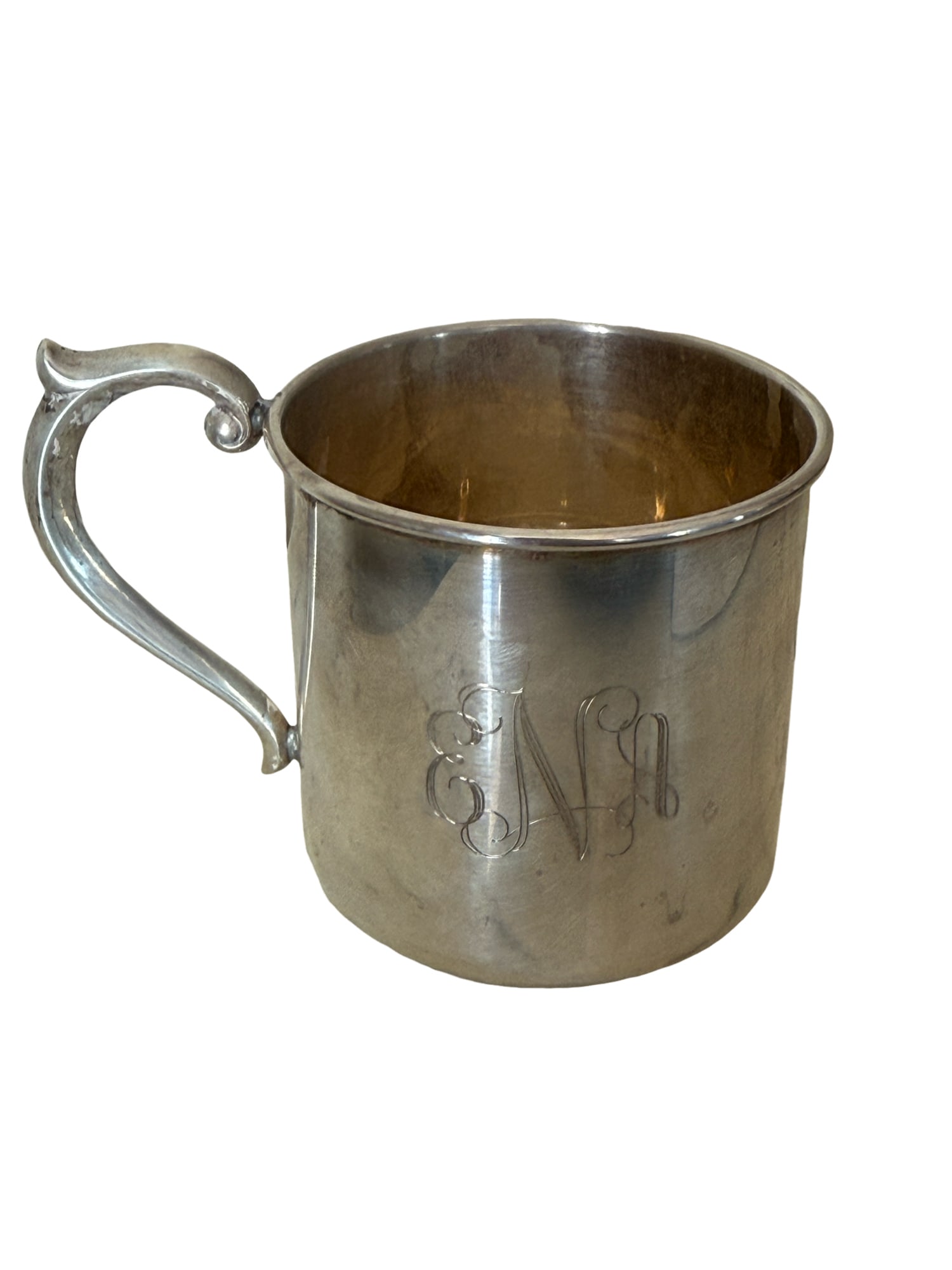 Sterling Silver Gorham Monogrammed Small Childs Cup (1 of 6)