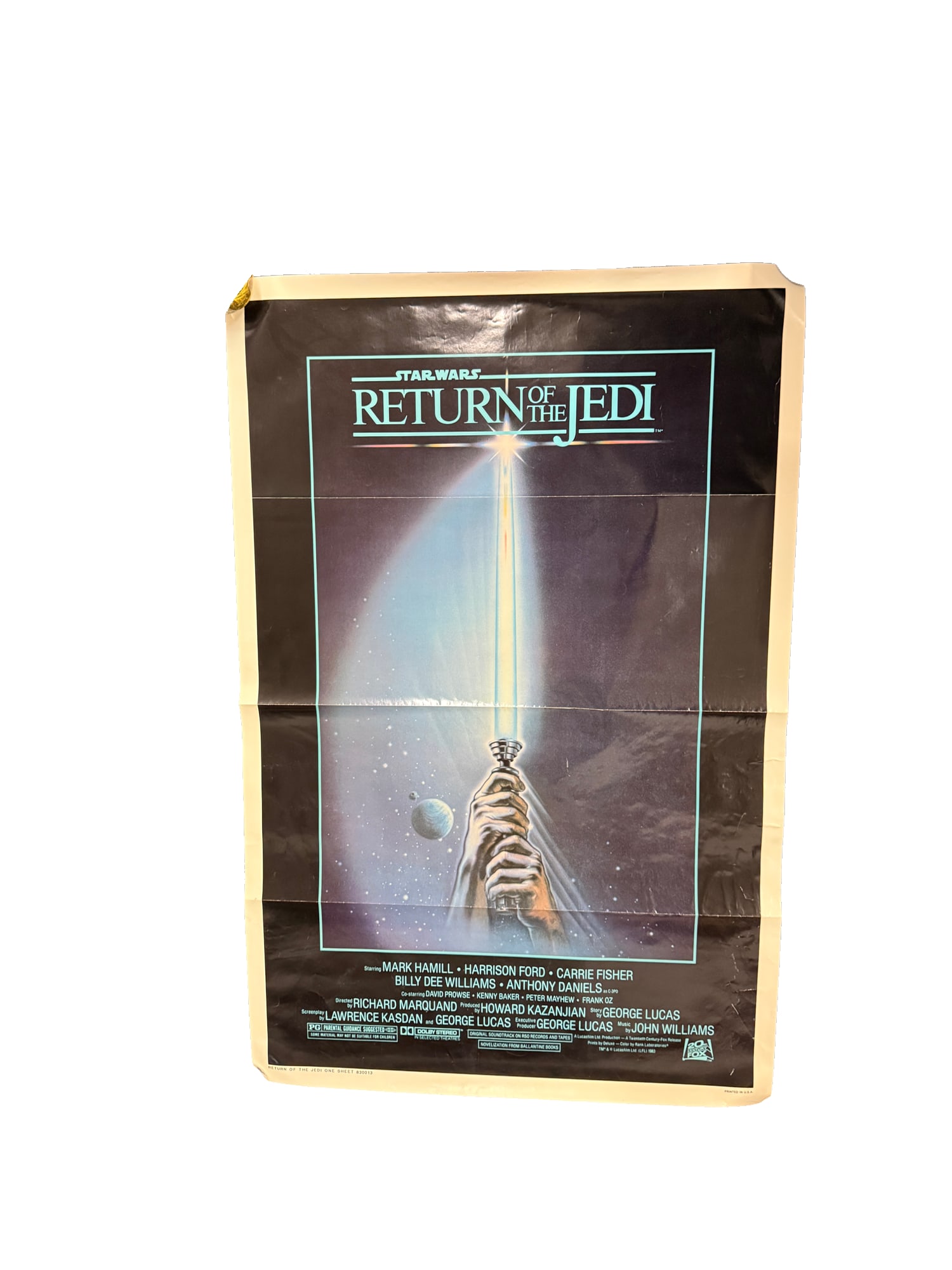 "Return of the Jedi" Original 1983 One Sheet Movie Poster (1 of 5)