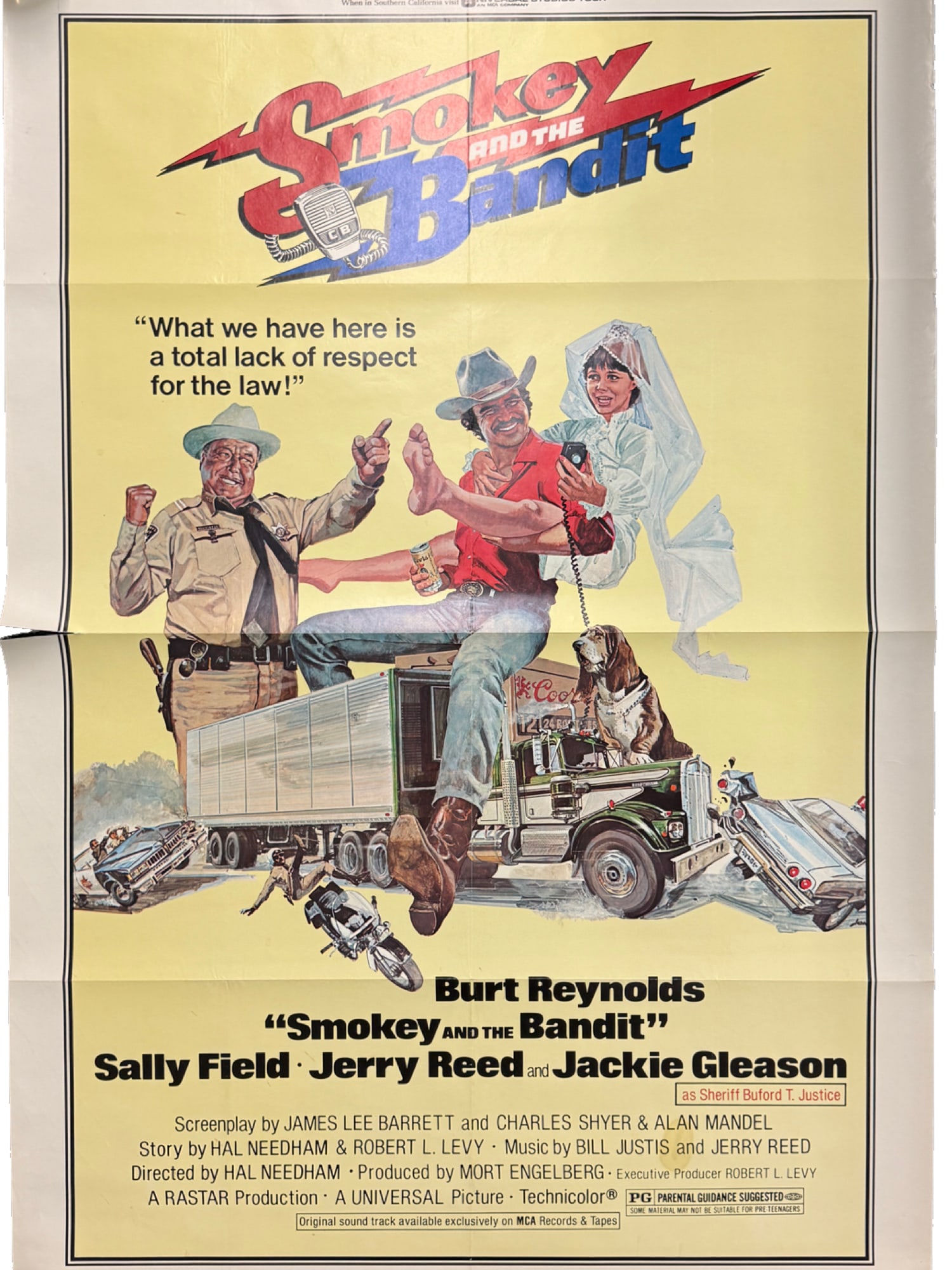 "Smokey and the Bandit" Original 1977 Movie Poster: PLEASE READ: in house shipping within the US If you win this item, please select self arranged for in house shipping when paying invoice "Smokey and the Bandit" Original 1977 Movie Poster 27 x 41