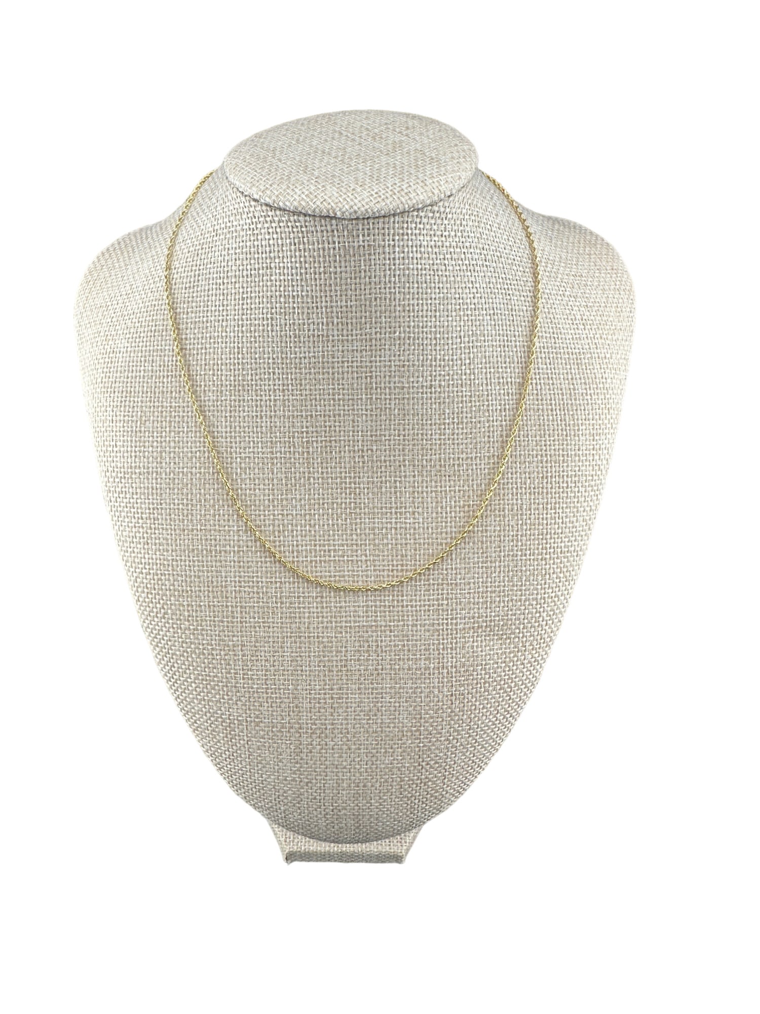 14k Gold Chain Necklace: PLEASE READ:in house shipping within the US If you win this item, please select self arranged for in house shipping when paying invoice 16.5"unclasped 2.8g