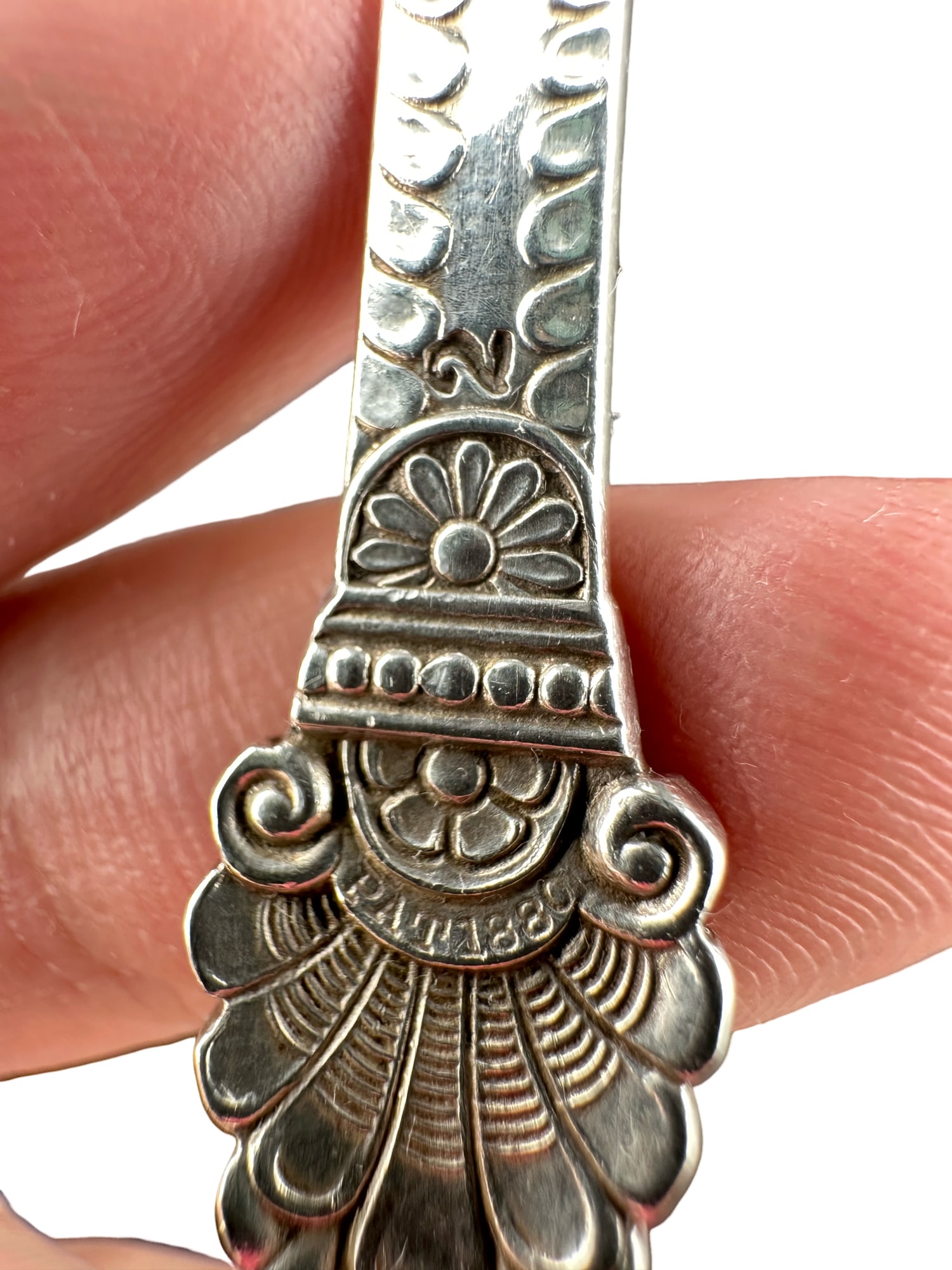 Gorham 1880 Ladle Empress Pattern Solid Sterling Silver Soup Antique - 7