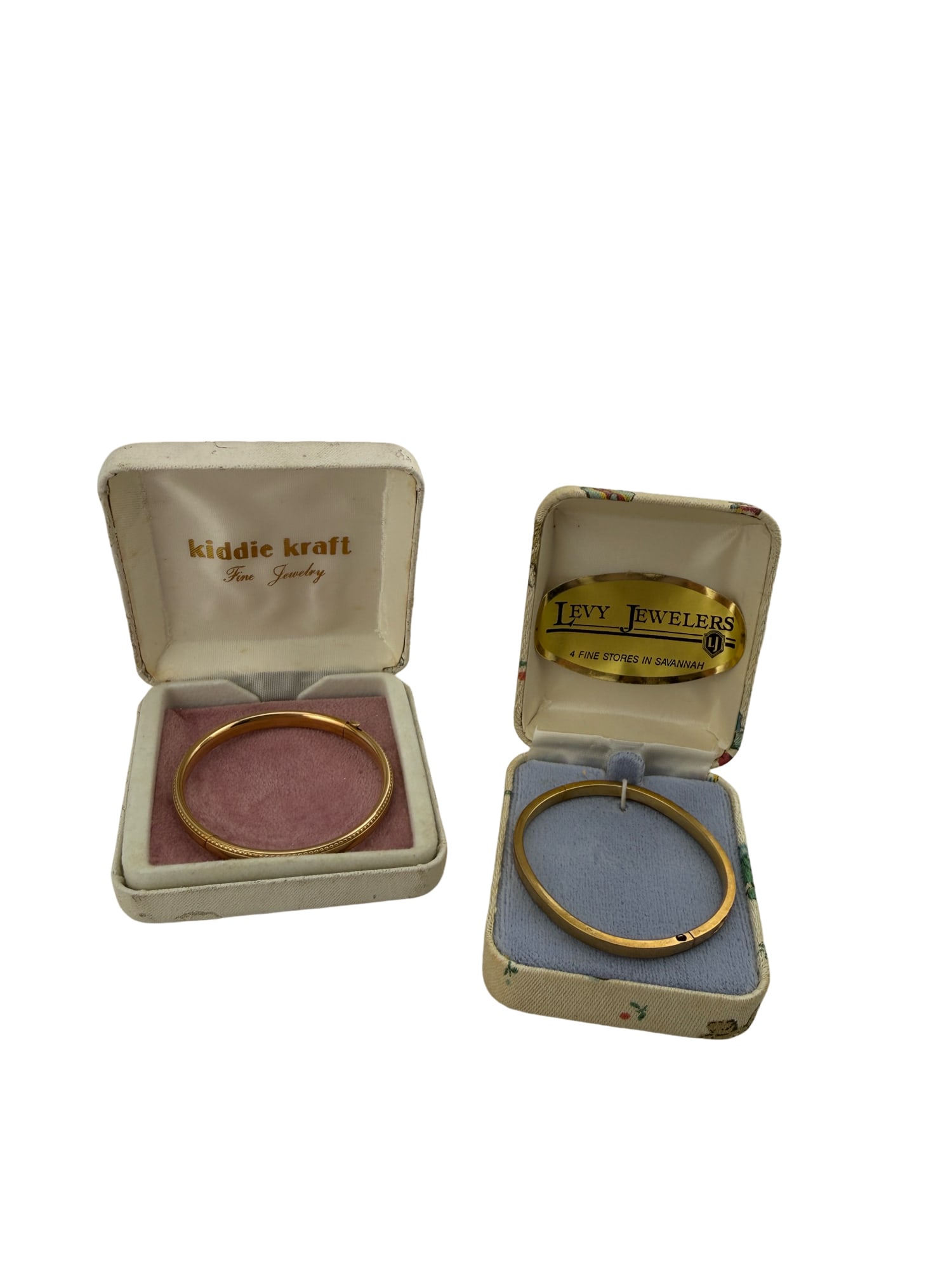 14k Gold Filled Baby Bracelets - Kiddie Kraft and Levy Jewelers: PLEASE READ: in house shipping within the US If you win this item, please select self arranged for in house shipping when paying invoice 14k Gold Filled Baby Bracelets - Kiddie Kraft and Levy