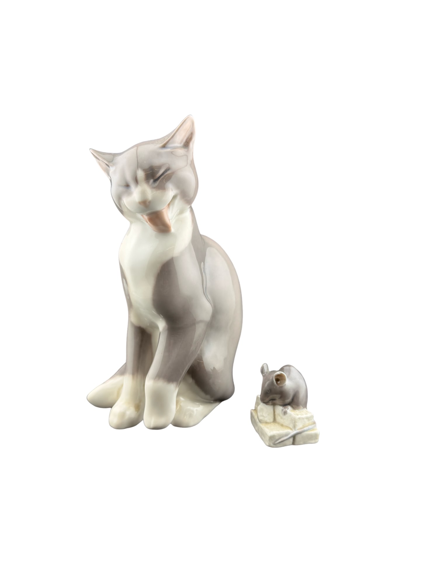 Bing and Grondahl Denmark Porcelain Cat and Mouse (1 of 9)