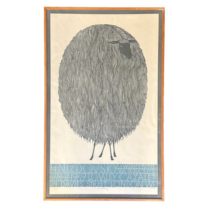 Jacques Hnizdovsky Signed Poster Print 1969 (1 of 6)