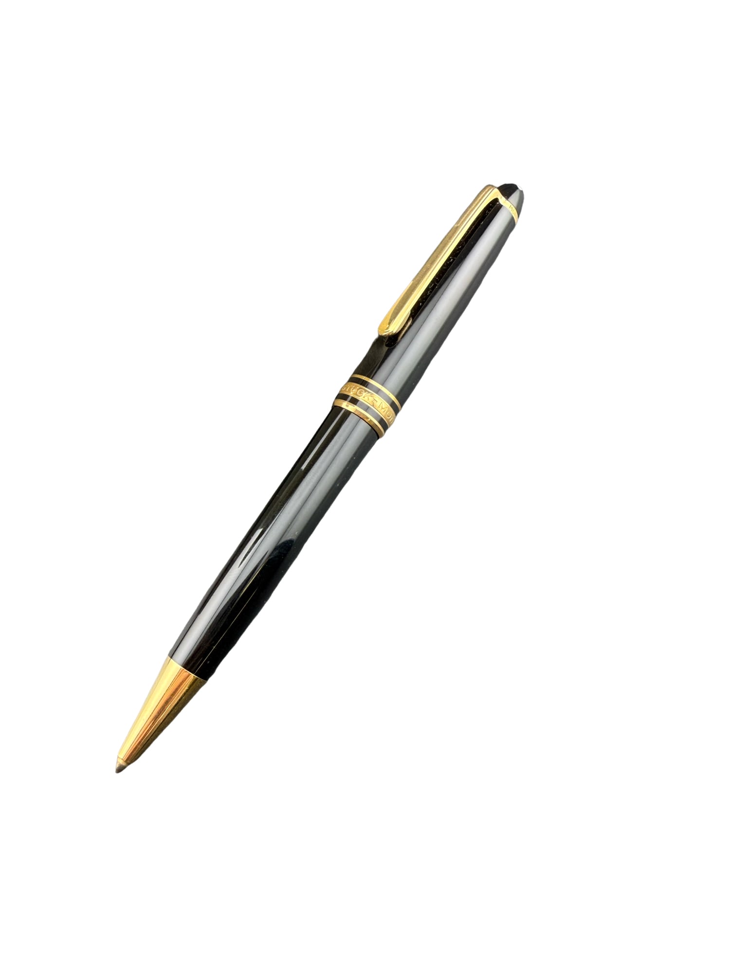 Montblanc Meisterstuck Ballpoint Pen: PLEASE READ: in house shipping within the US If you win this item, please select self arranged for in house shipping when paying invoice Montblanc Meisterstuck Ballpoint Pen 5.5"L Out of ink