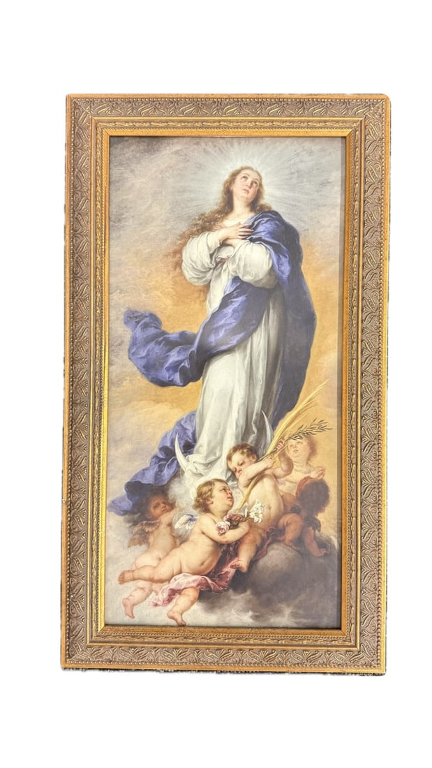Immaculate Conception Print: **OUT OF HOUSE SHIPPING Immaculate Conception Print 18.5"L x 10"W