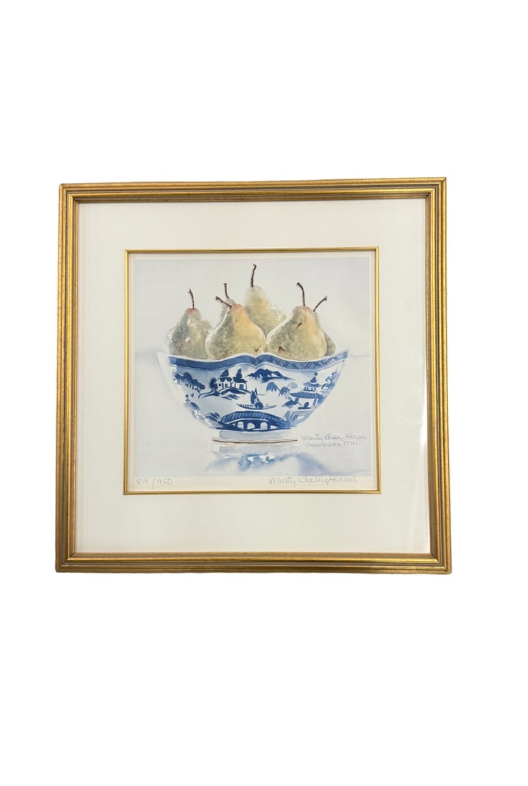 Limited Lithograph by Charleston Artist Marty Whaley Adams 819/950 (1 of 5)