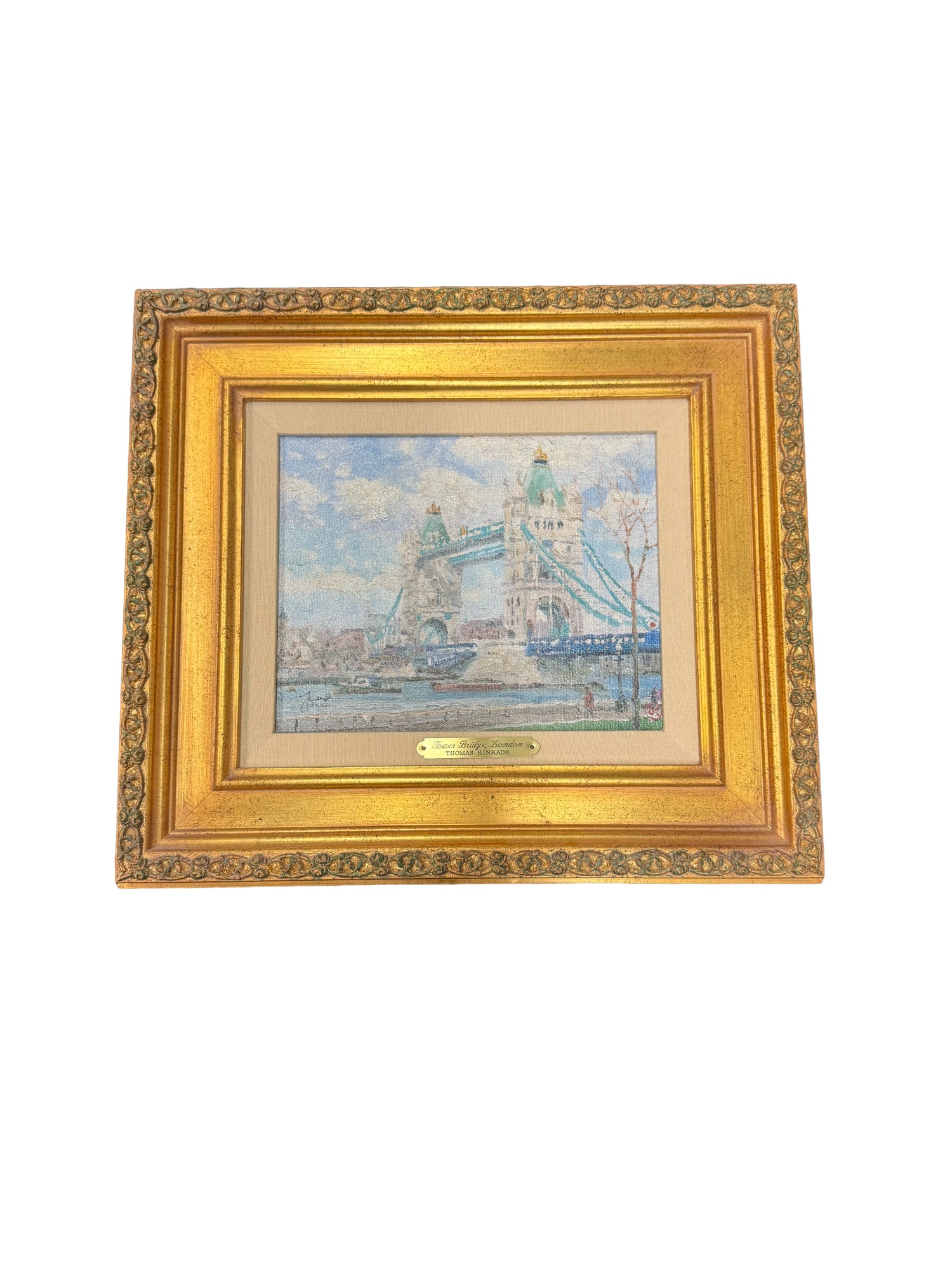 "Tower Bridge, London" Thomas Kinkade Offset Lithograph 314/550 with COA (1 of 5)