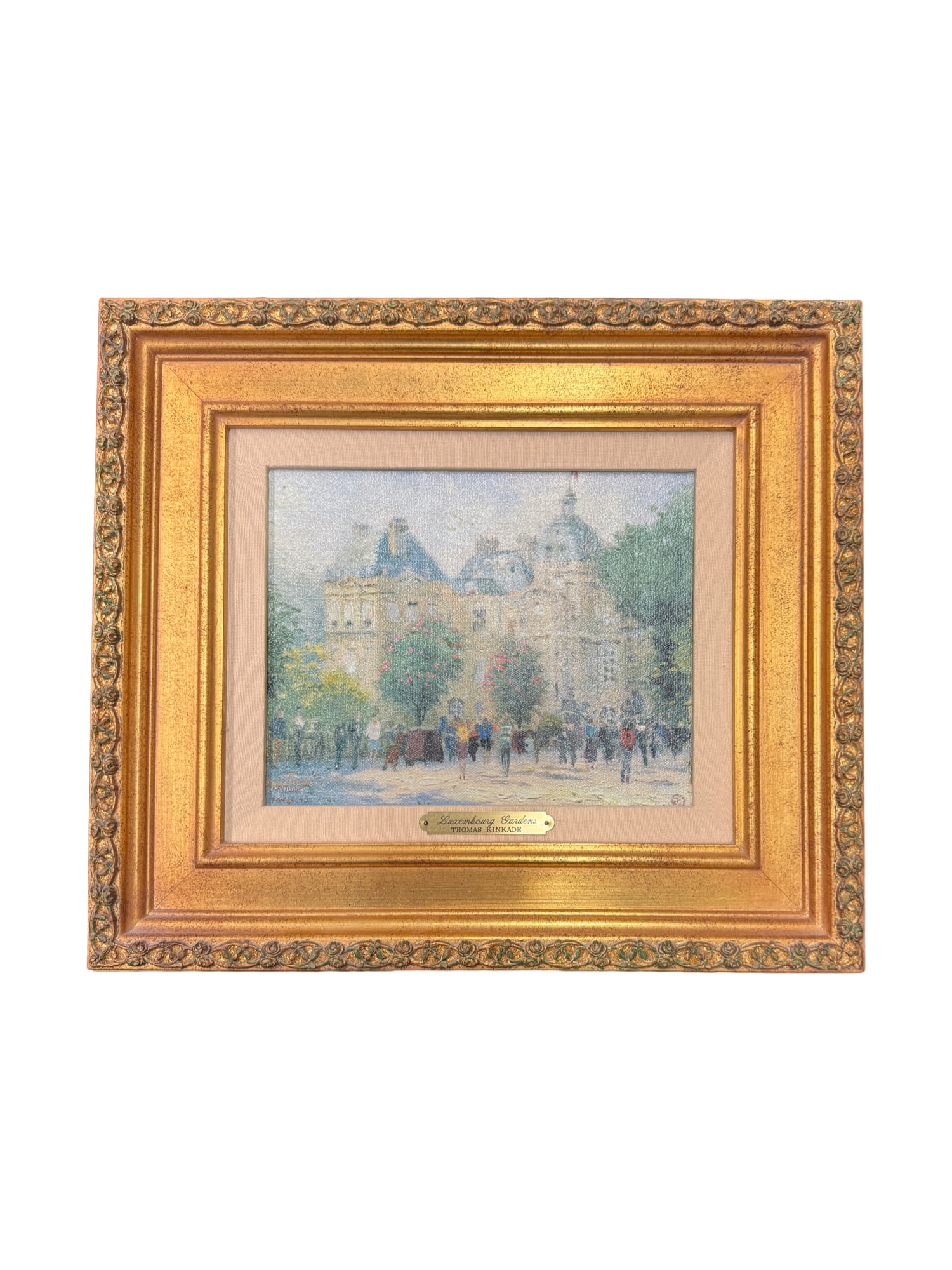 "Luxembourg Gardens" by Thomas Kinkade Offset Lithograph 1084/1250 with COA (1 of 5)