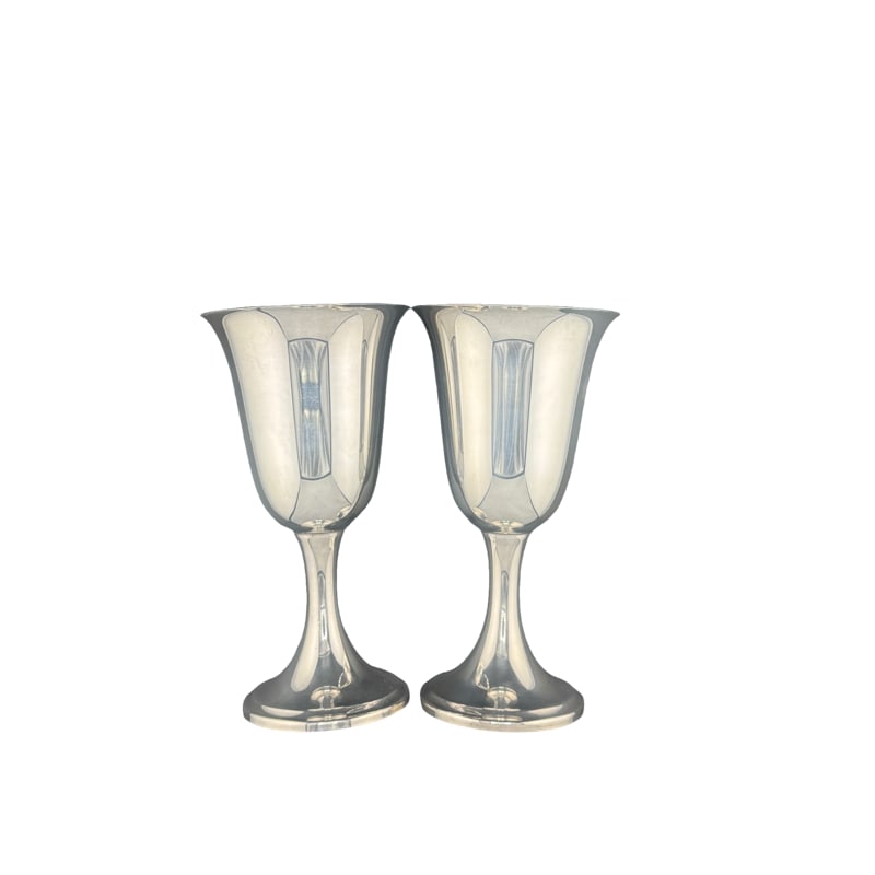 Pair of Newport Sterling Silver Goblets (1 of 4)