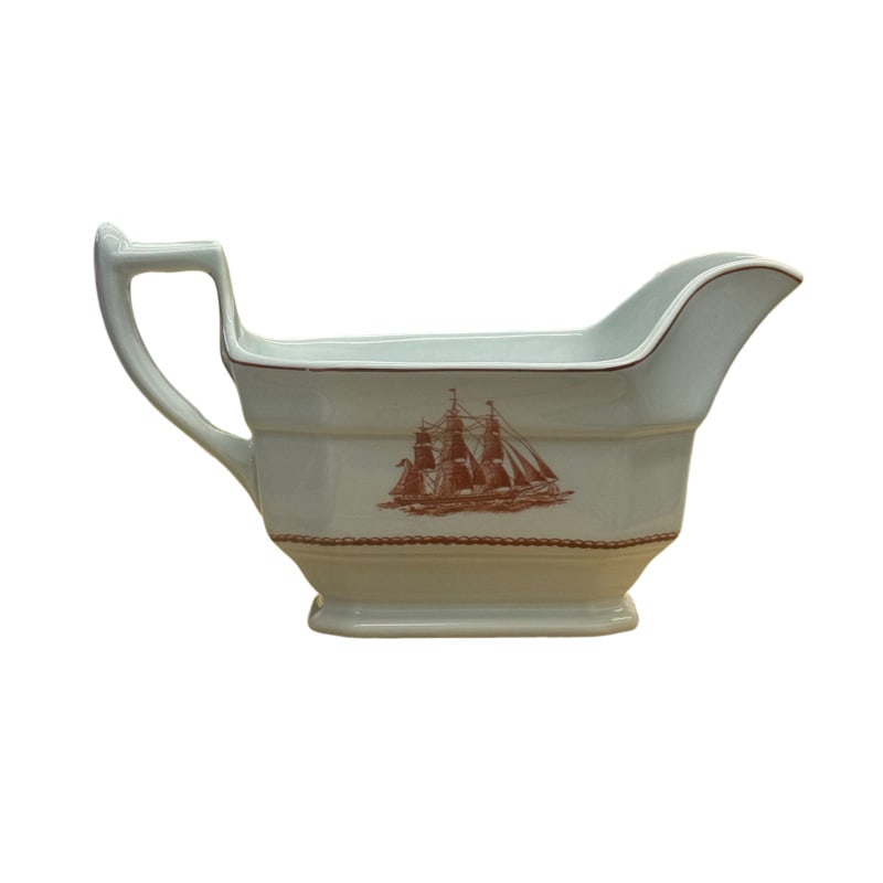 Wedgwood Flying Cloud Made In England Game Cock 1850 Gravy Boat: PLEASE READ: in house shipping within the US If you win this item, please select self arranged for in house shipping when paying invoice 4.5"H x 7.75"L x 3.5"W