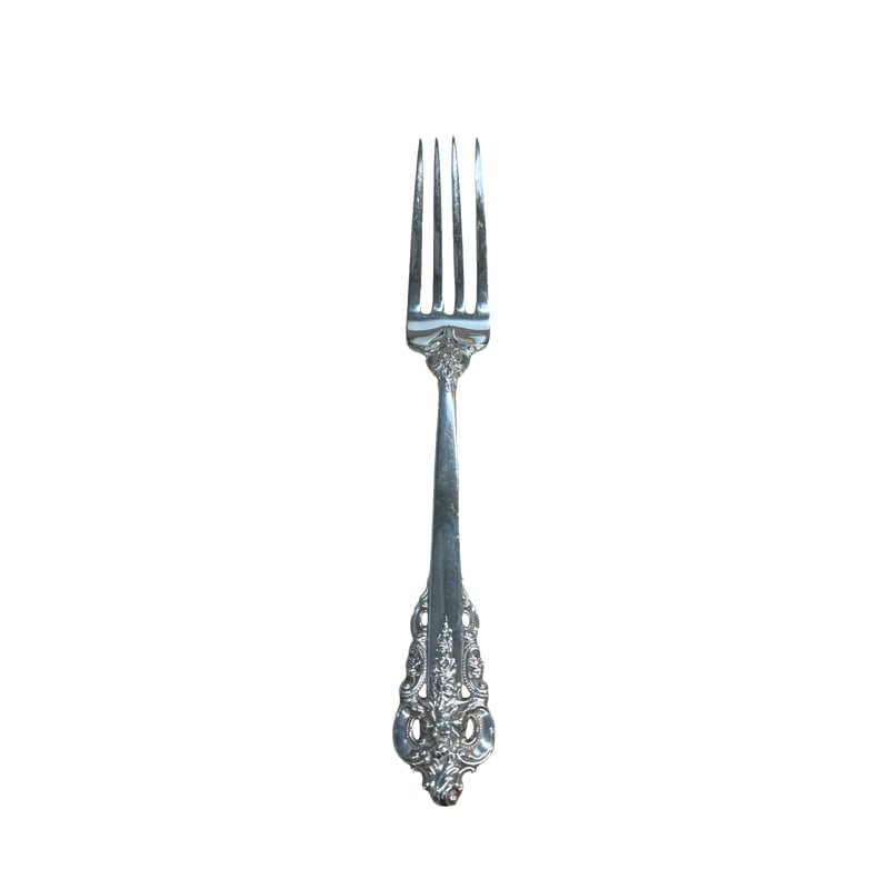 Grand Baroque by Wallace Sterling Silver Fork (1 of 4)