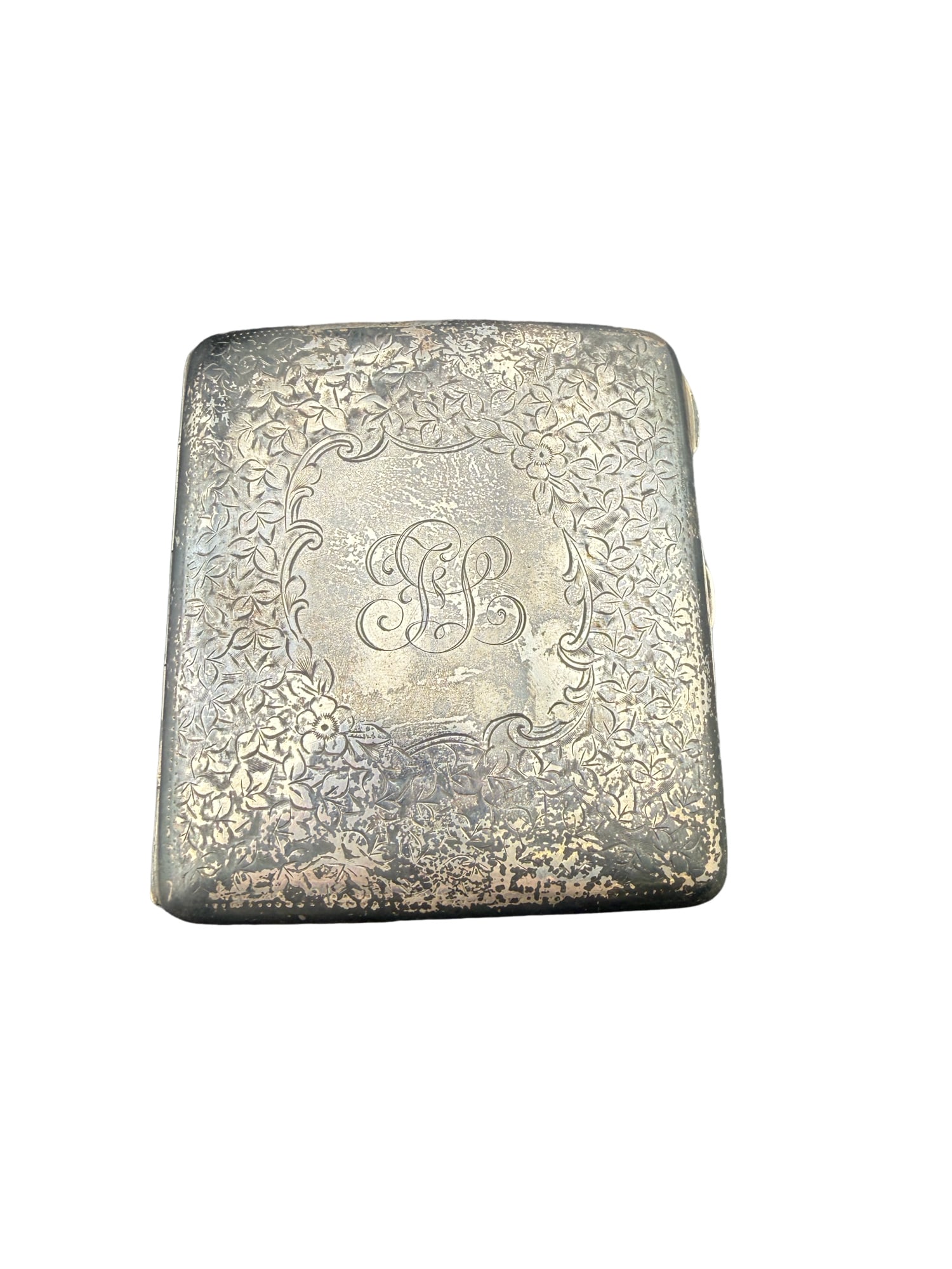 Sterling Silver Cigarette Box (1 of 5)