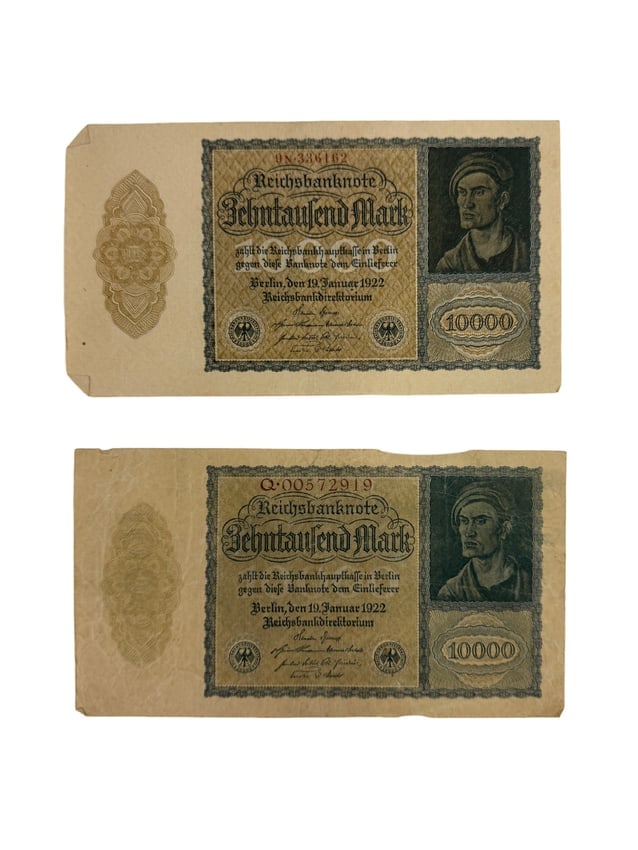 1922 German Banknotes Set of 2 (1 of 4)
