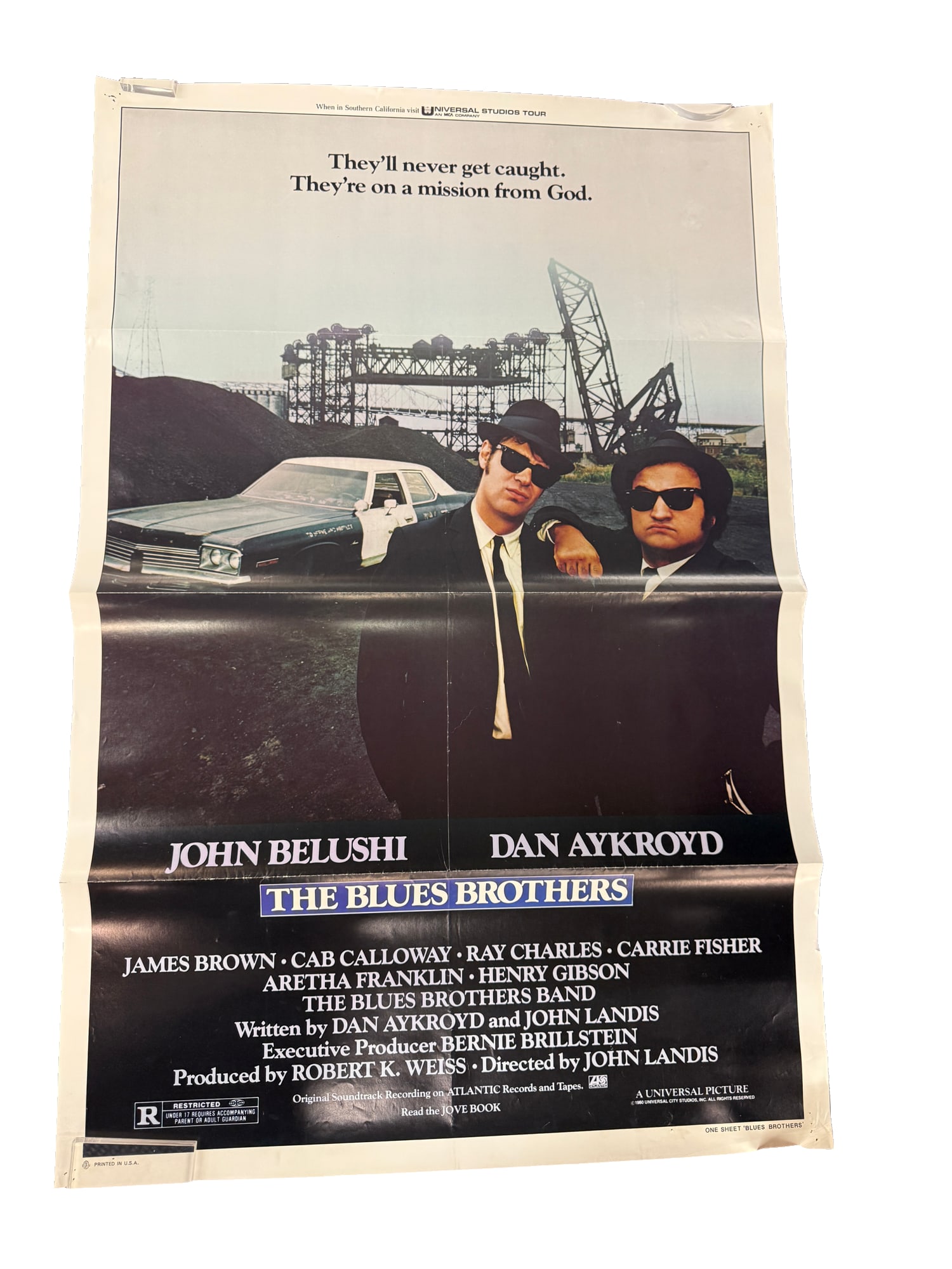 "The Blues Brothers" Original 1980 One Sheet Movie Poster (1 of 7)