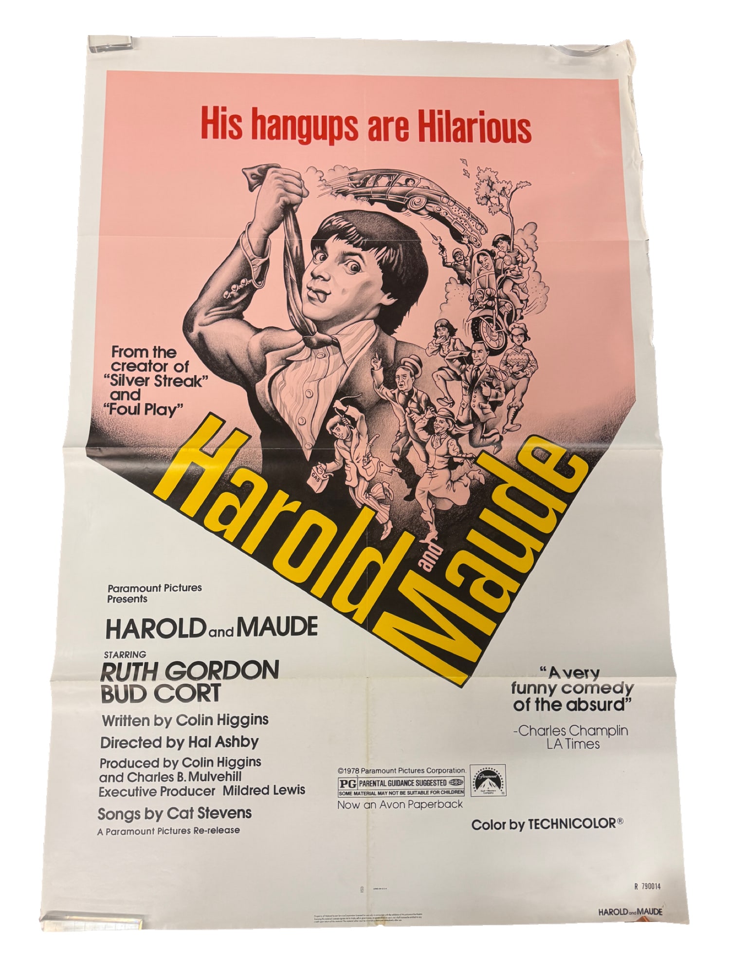 "Harold and Maude" Original 1971 One Sheet Movie Poster (1 of 6)