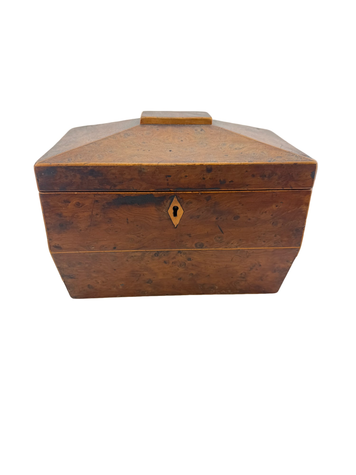 Charleston Jack Palta Company King Street - Antique Tea Caddy Circa 1810: PLEASE READ: in house shipping within the US If you win this item, please select self arranged for in house shipping when paying invoice Antique Tea Caddy Circa 1810 5"H x 7.5"WComes with Original auc