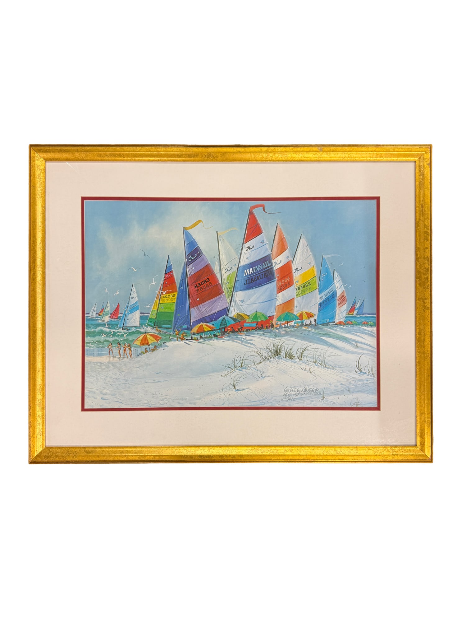 "Spring Break" by Richard E. Williams Framed and Signed Lithograph (1 of 4)