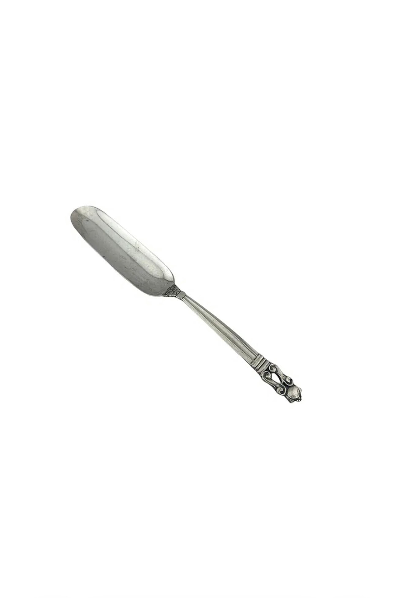 Acorn Jelly Knife/ Cheese Scoop Georg Jensen Sterling Silver Denmark: PLEASE READ: in house shipping within the US If you win this item, please select self arranged for in house shipping when paying invoice Acorn Jelly Knife/ Cheese Scoop Georg Jensen Sterling Silver De