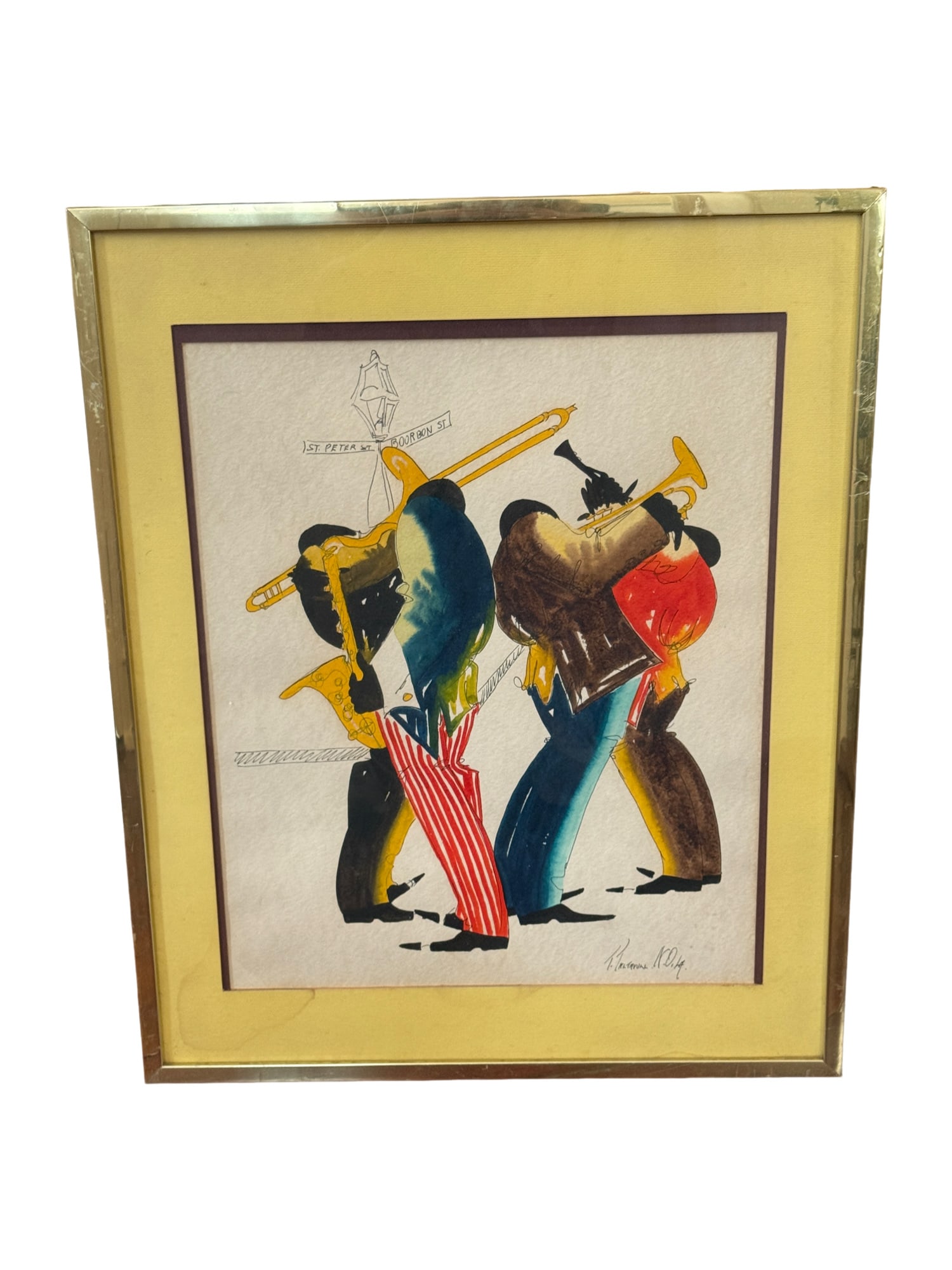 New Orleans Jazz Band T. Taltavull Mixed Media (1 of 5)