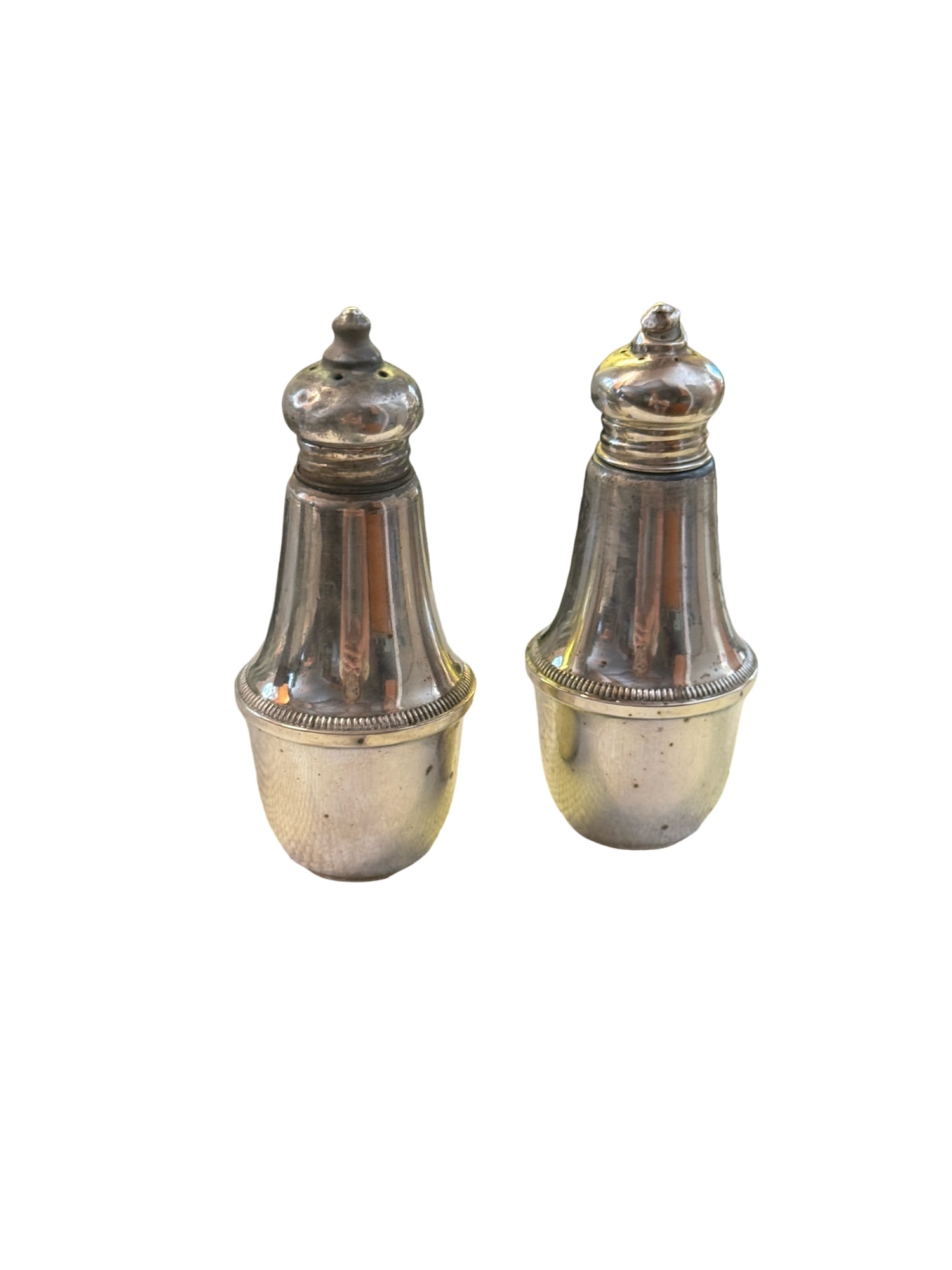 Duchin Creation Weighted Sterling Silver Salt and Pepper Shakers - Charleston Estate: PLEASE READ: In house shipping within the US. If you win this item, please select self arranged for in house shipping when paying invoice Duchin Creation Weighted Sterling Silver Salt and Pepper