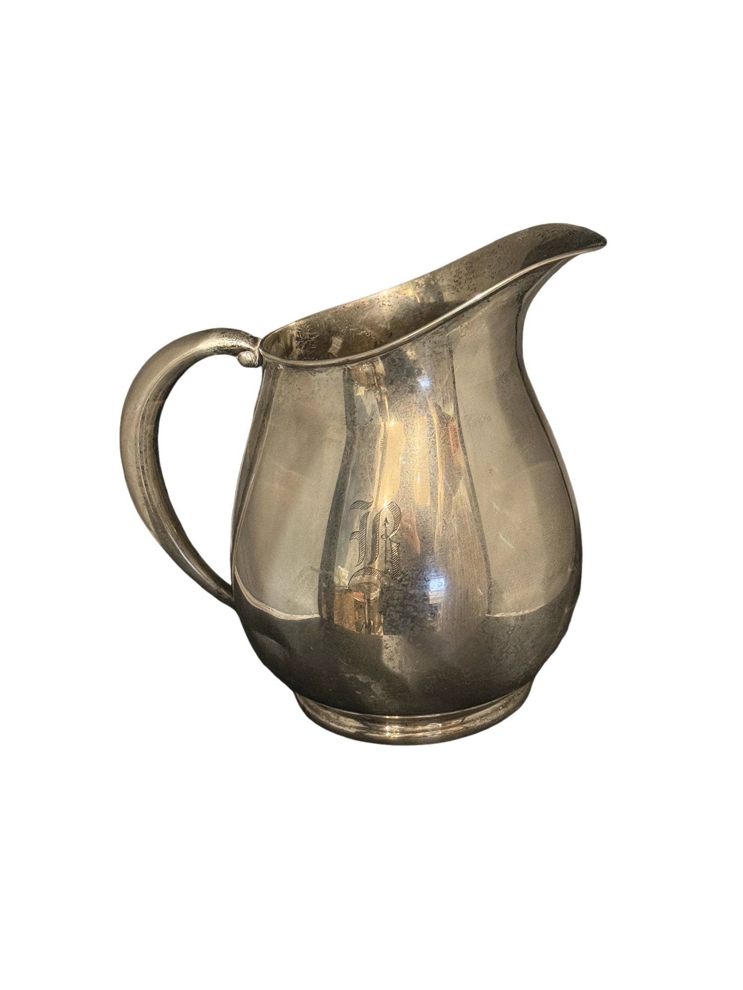 Fisher Sterling Silver Pitcher #2030 - From Charleston Estate: PLEASE READ: In house shipping within the US. If you win this item, please select self arranged for in house shipping when paying invoice From the estate of Joseph P. Riley, Former Mayor of Charleston