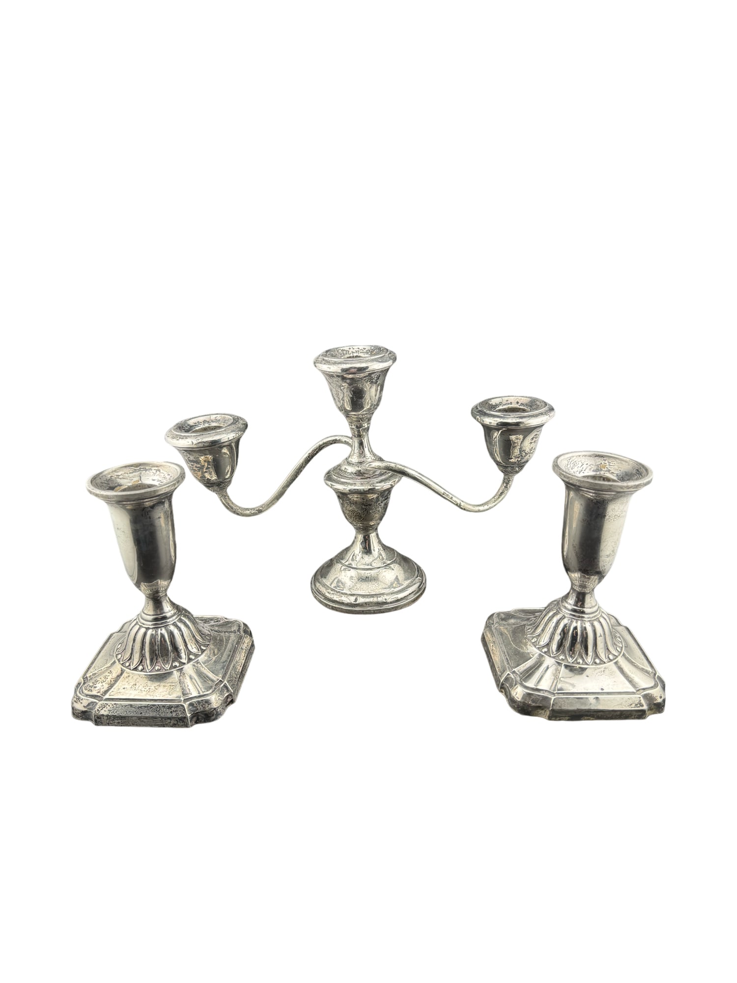 Lunt Sterling Silver and Fisher Sterling Silver - Weighted Candlestick Holders (1 of 7)